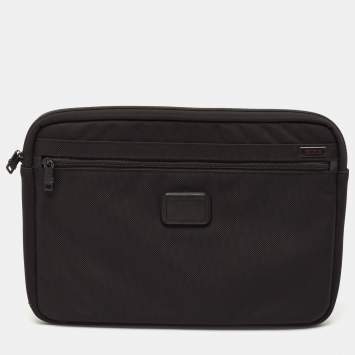 Pre Owned TUMI Black Nylon and Neoprene Laptop Sleeve