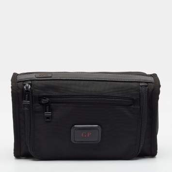 Pre Owned TUMI Alpha 3 Travel Kit Black Nylon