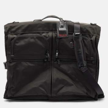 Pre Owned TUMI Black Balistic Nylon Plastic Suitcases