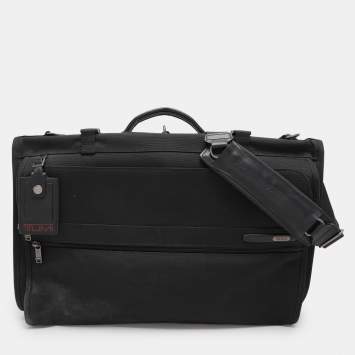 Pre Owned TUMI Black Nylon Tri Fold Garment Luggage Travel Bag