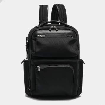 Pre Owned TUMI Black Nylon Arrive Bonn Backpack