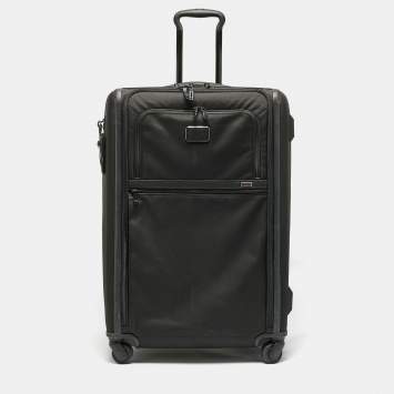 Pre Owned TUMI Black Nylon 4 Wheeled Alpha 3 Expandable Short Trip Luggage