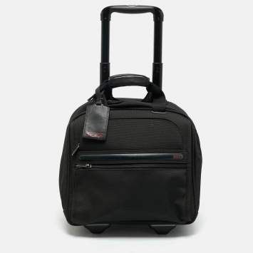 Pre Owned TUMI Black Nylon 2 Wheeled G4 Compact Carry-On Luggage