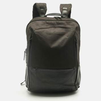 Pre Owned TUMI Black Fabric Honeycomb Tahoe Butler Backpack