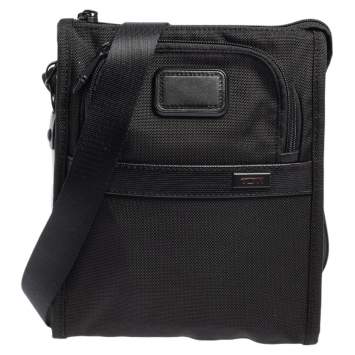 مملوكة مسبقًا Tumi Black Nylon Alpha 2 Pocket Messenger Bag