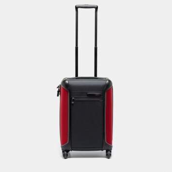 Pre Owned TUMI Grey/Red Nylon Small Gen 4.2 Lightweight Carryon Luggage