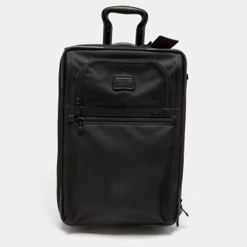 Pre Owned TUMI Black Nylon Alpha 2 Continental Carry On Suitcase