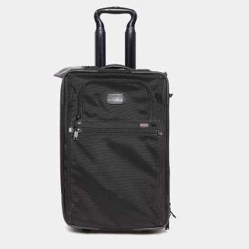 Pre Owned TUMI Black Nylon Alpha 2 International Expandable Suitcase