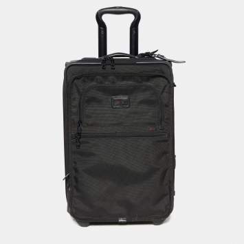 Pre Owned TUMI Black Nylon Alpha 2 International Expandable Suitcase