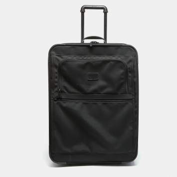 Pre Owned TUMI Black Nylon 2 Wheeled Alpha Expandable Luggage