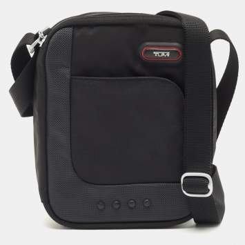 Pre Owned TUMI Black Nylon Crossbody Bag