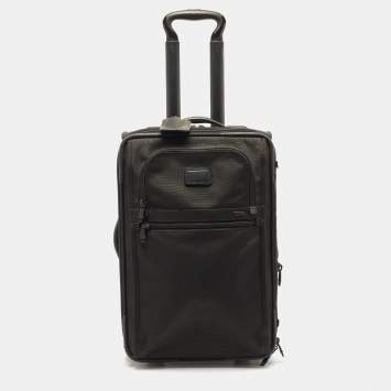 Pre Owned TUMI Black Nylon 2 Wheeled Alpha 2 Expandable Luggage