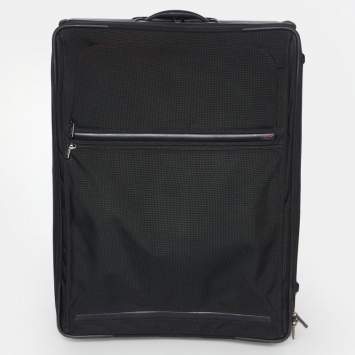 Pre Owned TUMI Black Nylon 2 Wheeled Alpha Expandable Luggage