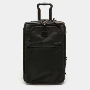 Pre Owned TUMI Black Nylon 2 Wheeled Alpha Short Trip Expandable Luggage