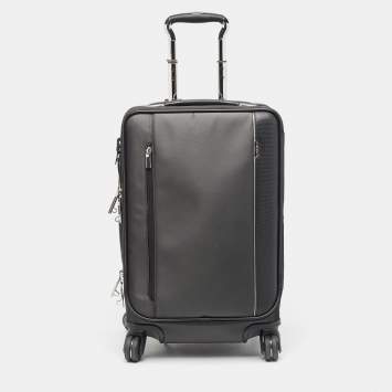Pre Owned TUMI Dark Grey Nylon 4 Wheeled Dual Access Arrive Carry-On Luggage