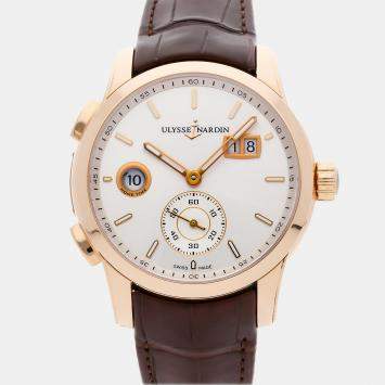 Pre-Owned Ulysse Nardin Dual Time Manufacture 3346-126/91 42 mm