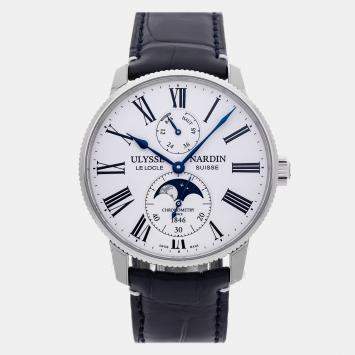 Pre Owned Pre-Owned Ulysse Nardin Marine Torpilleur Moonphase 1193-310LE-0A-175/1A