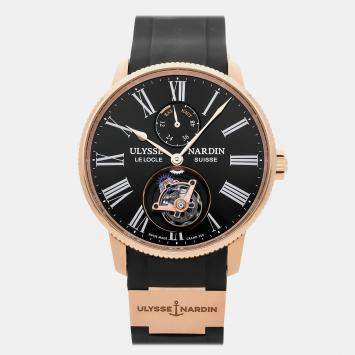 Pre Owned Pre-Owned Ulysse Nardin Marine Torpilleur Tourbillon Diver 1282-310LE-2AE-175/1A