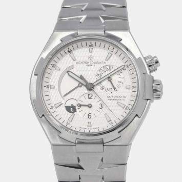 Vacheron Constantin Silver Stainless Steel Overseas 47450/B01A-9226 Automatic Men's Wristwatch 42 mm