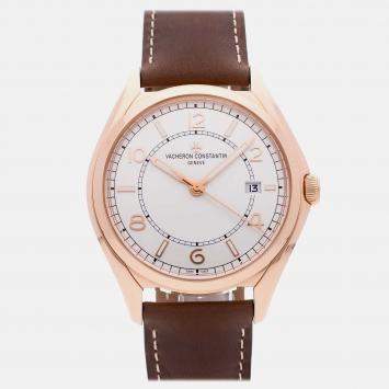 Pre Owned Pre-Owned Vacheron Constantin FiftySix 4600E/000R-B441 Automatic Silver 18k Rose Gold Men's Wristwatch 40 mm