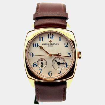 Pre Owned Vacheron Constantin 260th Anniversary 7810S-000R-B141 Automatic Champagne Dial 18K Rose Gold Men's Wristwatch 40 mm