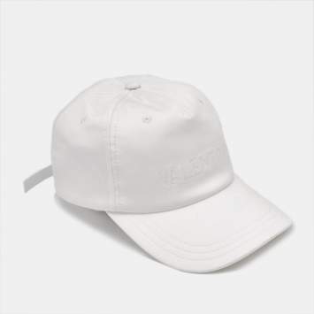 Valentino White Logo Embroidered Cotton Baseball Cap 54