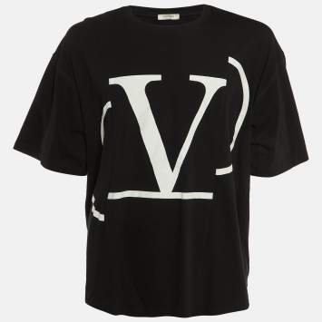 Valentino White VLOGO T-Shirt XS Valentino | TLC