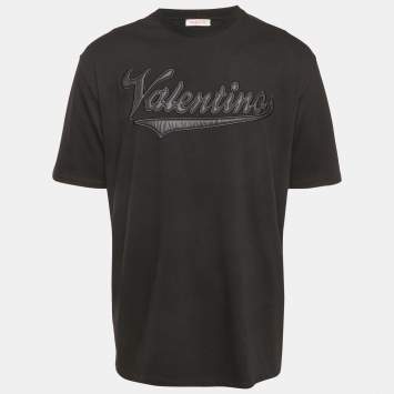 関税込★VIP価格【VALENTINO】Vlogo Signatureプリント Tシャツ Valentino Light blue T-shirt with Vlogo Signature print