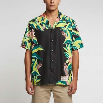 Pre Owned Valentino Multicolor Syntenic Short Sleeve Shirt S