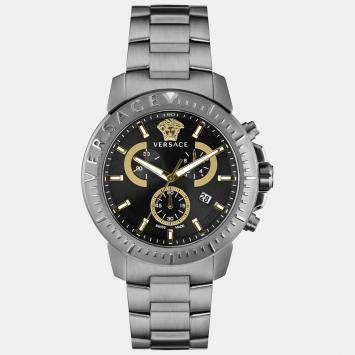 Pre Owned Versace Men's VE2E00621 New Chrono 45mm Quartz Watch