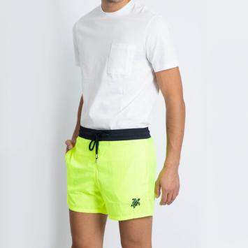Pre Owned Vilebrequin Green Plain Swim Trunks L (Available for UAE Customers Only)