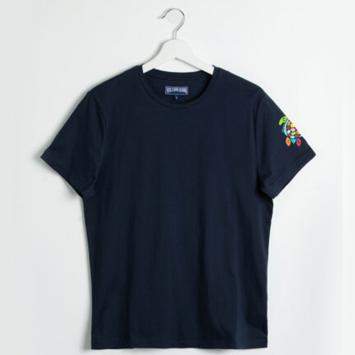 Pre Owned Vilebrequin Blue Tao Blue Marine Jersey T-shirt M (Available for UAE Customers Only)