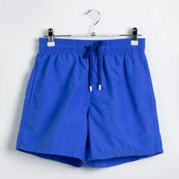 Pre Owned Vilebrequin Blue Moorea Solid Swim Trunks M (Available for UAE Customers Only)