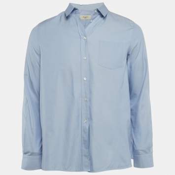 مملوكة مسبقًا قميص ويكند ماكس مارا قطن أزرق بأكمام طويلة مقاس صغير (سمول)