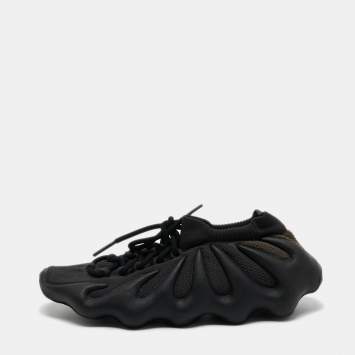 Pre Owned Yeezy x Adidas Dark Grey Knit Fabric 450 Dark Slate Sneakers Size 44