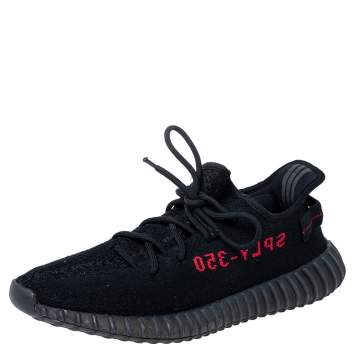 Pre Owned Adidas Yeezy 350 Bred Sneakers Size US 11 (FR 45 1/3)