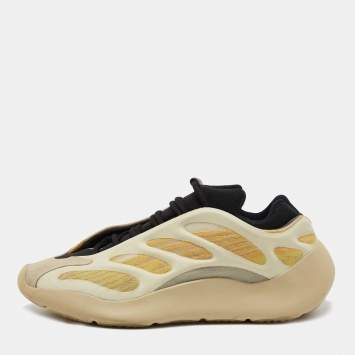 ممل�وكة مسبقًا Yeezy x Adidas Multicolor Mesh and Rubber 700 V3 Safflower Sneakers Size 44 2/3