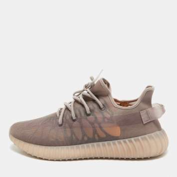 Pre Owned Yeezy x Adidas Mauve Purple Mesh Boost 350 V2 Mono Mist Sneakers 46 2/3
