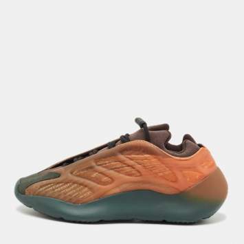Pre Owned Yeezy x Adidas Multicolor Knit Fabric 700 V3 Copper Fade Sneakers Size 42