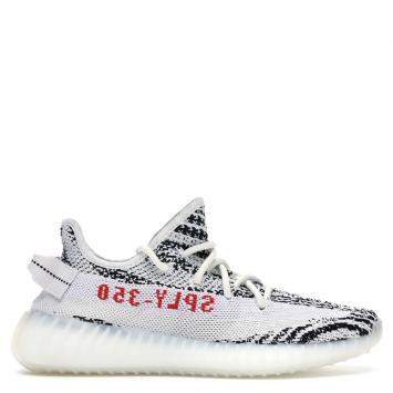 Pre Owned Adidas Yeezy 350 Zebra Sneakers US 6.5 EU 39 1/3