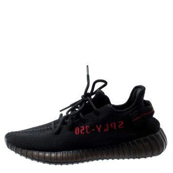 Pre Owned Adidas Yeezy 350 Bred Sneakers Size (US 9.5) EU 43 1/3