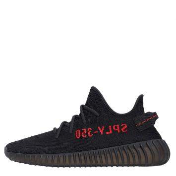 Pre Owned Yeezy x Adidas 350 Bred Sneakers Size US 6 (EU 38 2/3)