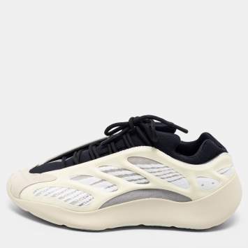 Pre Owned  Yeezy x adidas Cream Fabric And Rubber 700 V3 Azael Sneakers Size 44