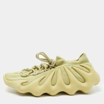 Pre Owned Yeezy x Adidas Green Fabric Yeezy 450 Resin Sneakers Size 40