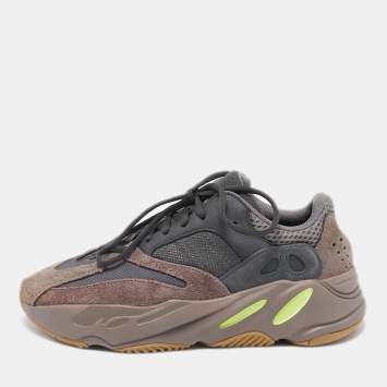 Yeezy x Adidas Multicolor Suede and Mesh Boost 700 V2 Mauve Sneakers Size 40 2/3