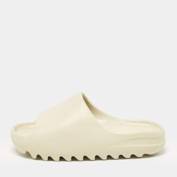 Yeezy x Adidas Beige Rubber Bone Slides Size 42