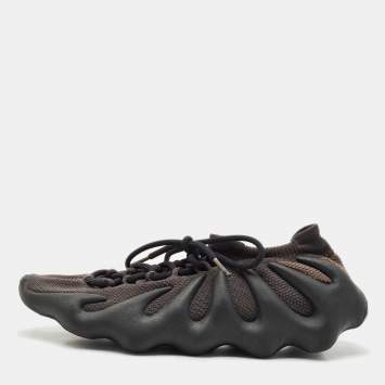 Pre Owned Yeezy x Adidas Grey Knit Fabric and Rubber Yeezy 450 Stone Teal Sneakers Size 44 1/3