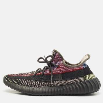 Yeezy x Adidas Multicolor Knit Fabric Boost 350 V2 Yecheil (Non-Reflective) Sneakers Size 43 1/3