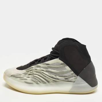 مملوكة مسبقًا حذاء رياضي ييزي x أديداس كوانتم أونيكس شبك ونيوبرين عالي من أعلى مقاس 44 أسود