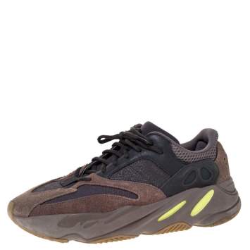 Pre Owned Yeezy x Adidas Multicolor Mix Media Boost 700 Mauve Sneakers Size 45.5